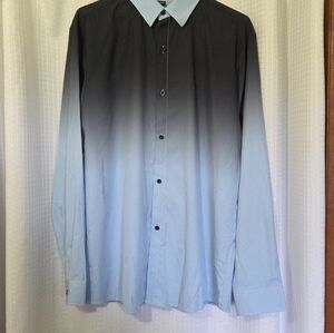 Manfinity Ombre Button-Up Shirt  Size XL